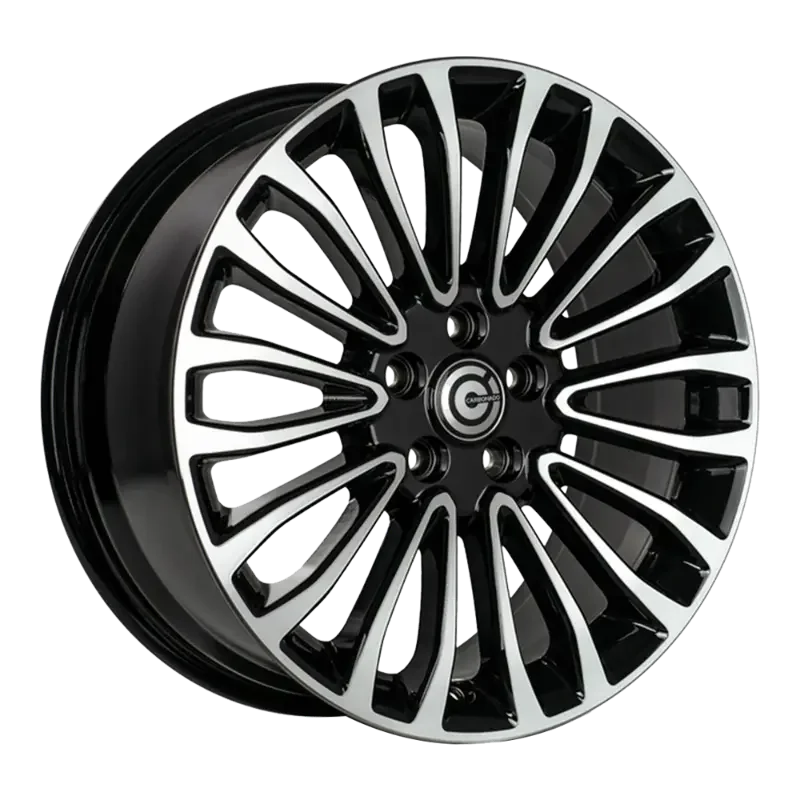 Carbonado Ohio Black Polished 8,00x18 5x108,00 ET55,00