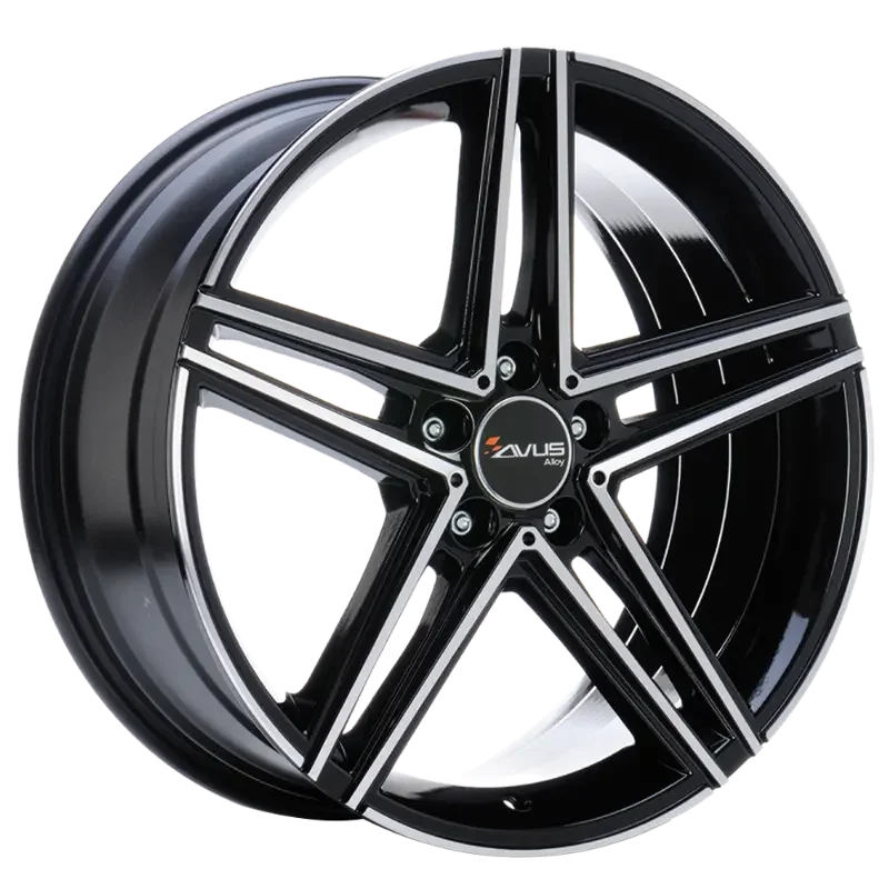 AVUS Racing AC-515 - Black Polished 7,50x17 5x112,00 ET52,50