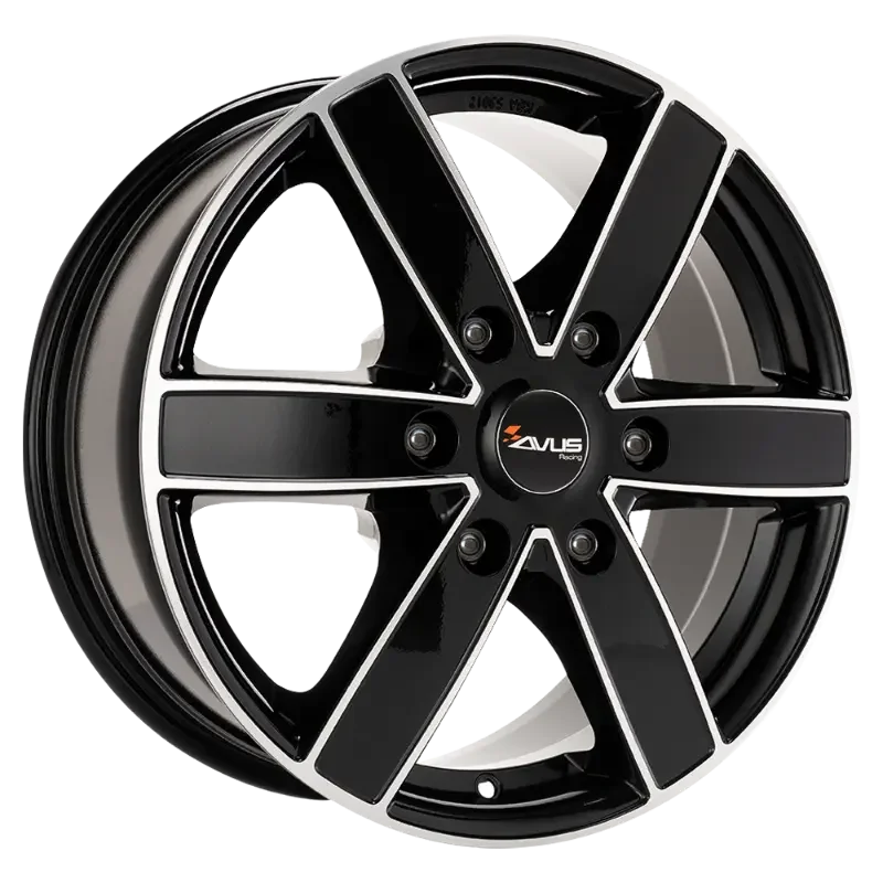 AVUS Racing AC-V61 - Black Polished 7,50x17 6x114,30 ET30,00