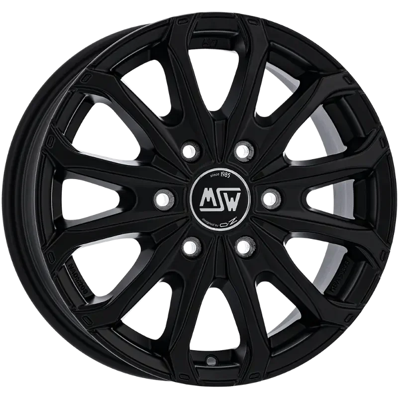 MSW 48 VAN Matt Black 6,50x16 6x130,00 ET62,00