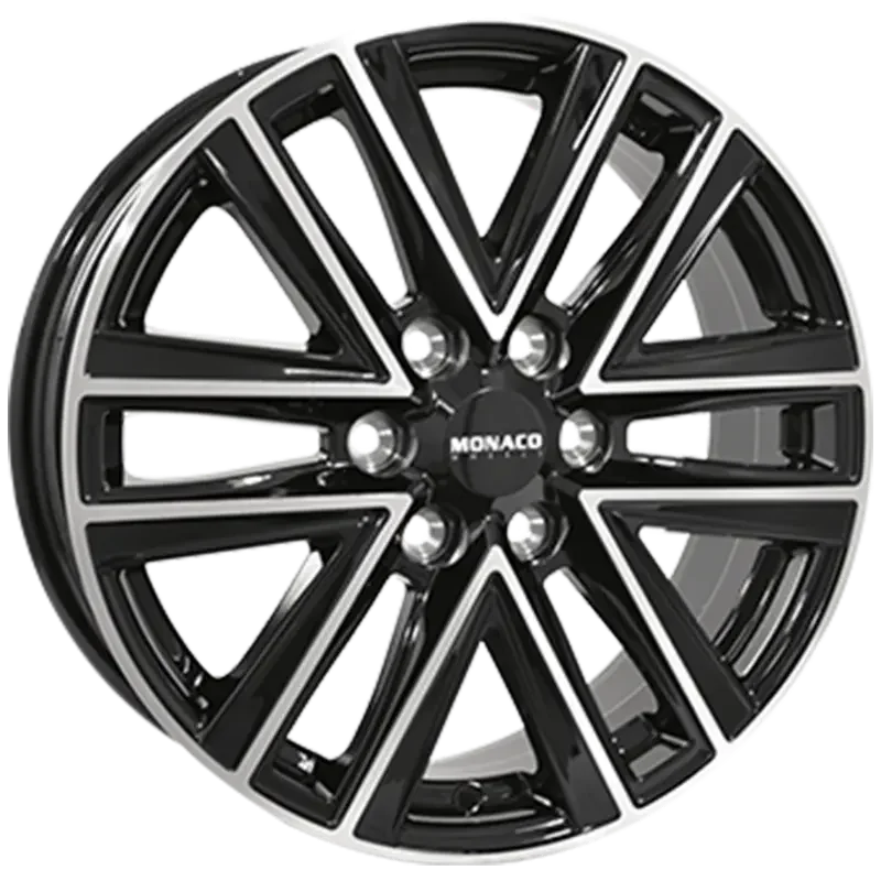 MONACO WHEELS VT1 Black Polished 6,50x16 6x120,00 ET49,50
