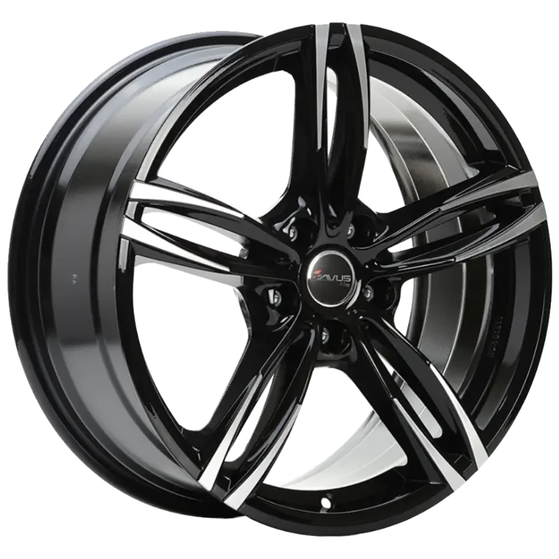 AVUS Racing AF15 - Black Polished 7,50x17 5x112,00 ET35,00