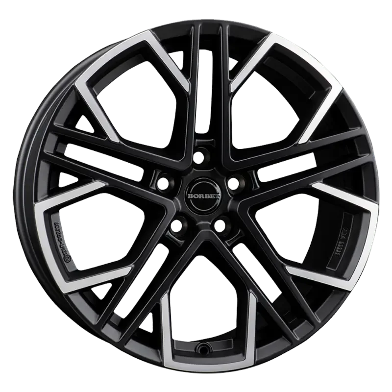Borbet XV black polished 9,50x19 5x112,00 ET40,00