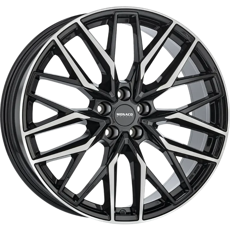 MONACO WHEELS GPX Black Polished 8,00x18 5x114,30 ET40,00