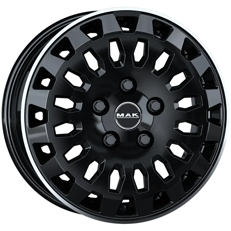 MAK Overland Black Mirror Lip 6,50x16 5x112,00 ET50,00